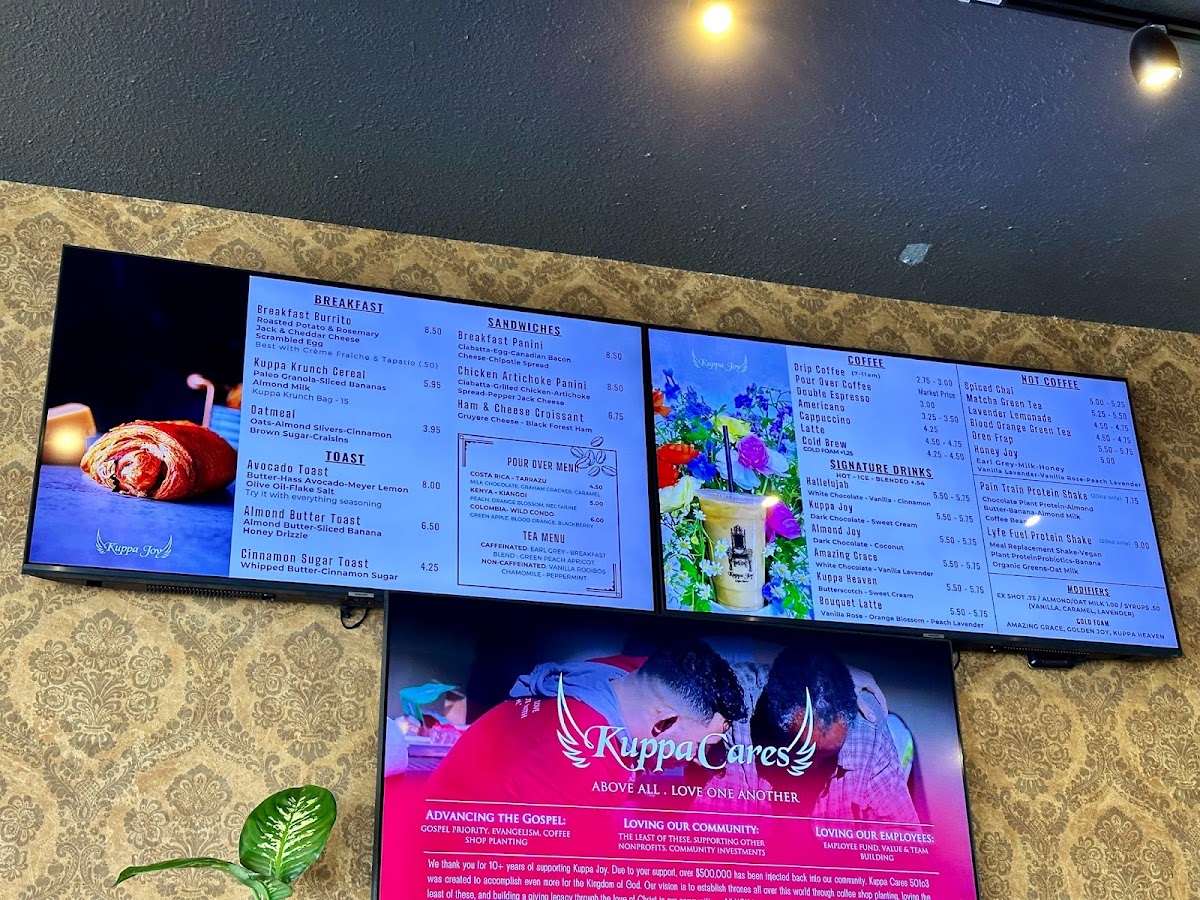 Menu Kuppa Joy Coffee House - Fresno-2