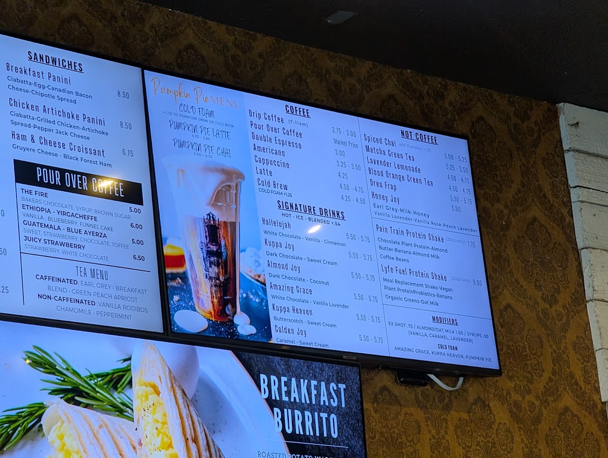 Menu Kuppa Joy Coffee House - Fresno-4