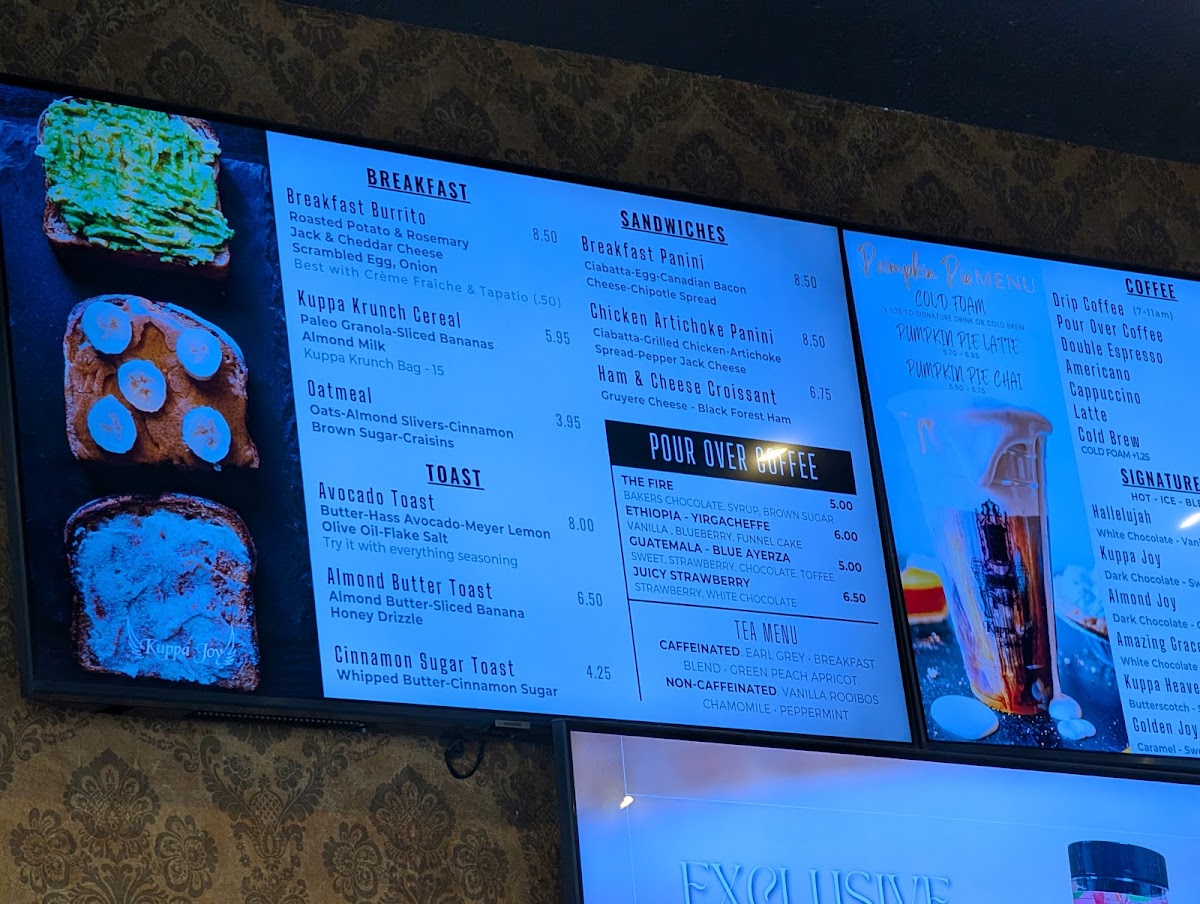 Menu Kuppa Joy Coffee House - Fresno-5